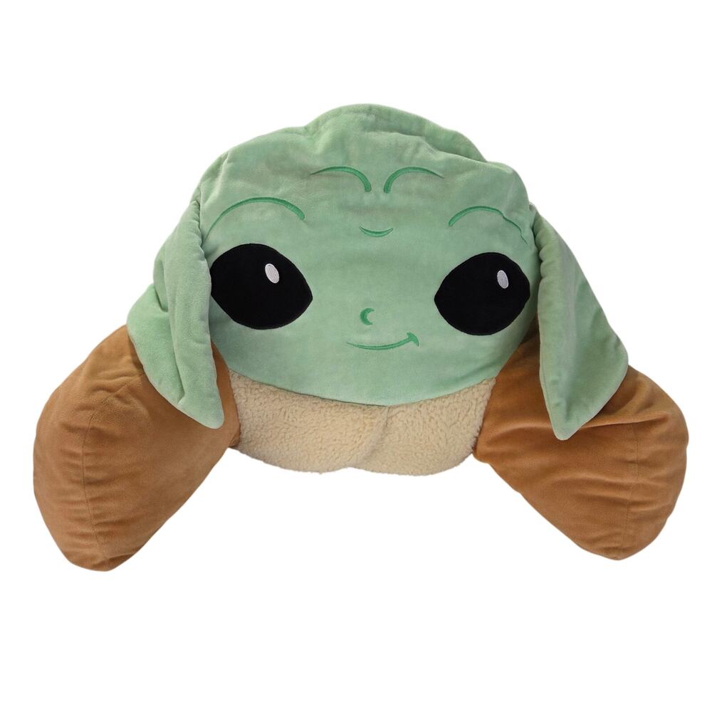Star Wars Disney Grogu (Baby Yoda) Arm Pillow Bedrest Sitting Pillow 28" x 16"